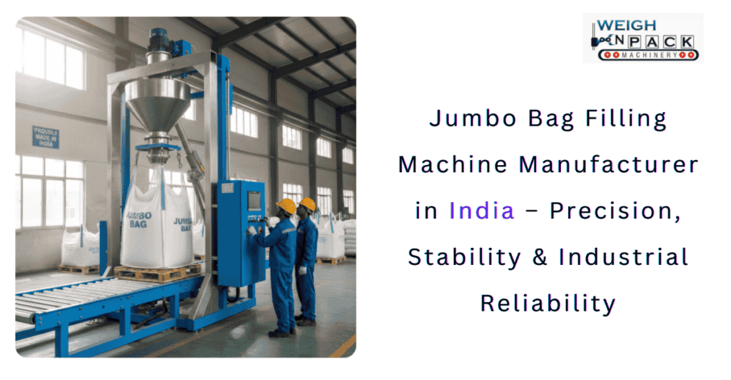 Jumbo Bag Filling Machine Manufacturer in India