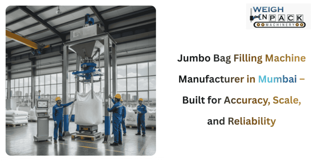 Jumbo Bag Filling Machine Manufacturer in Mumbai