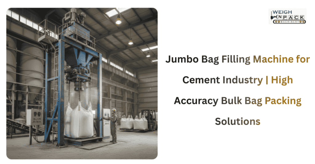 Jumbo Bag Filling Machine for Cement Industry