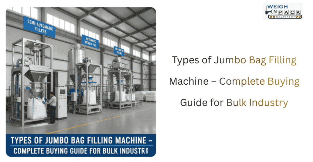 Types of Jumbo Bag Filling Machine – Complete Buying Guide for Bulk Industry