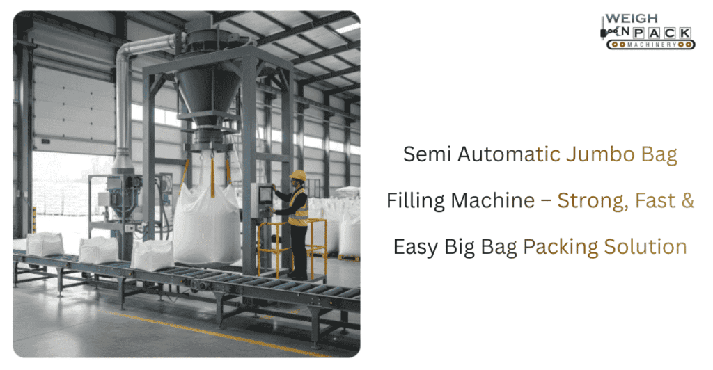 Semi Automatic Jumbo Bag Filling Machine – Strong, Fast & Easy Big Bag Packing Solution