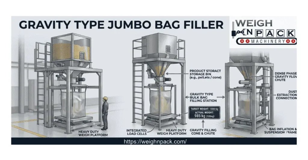 Gravity Type Jumbo Bag Filler