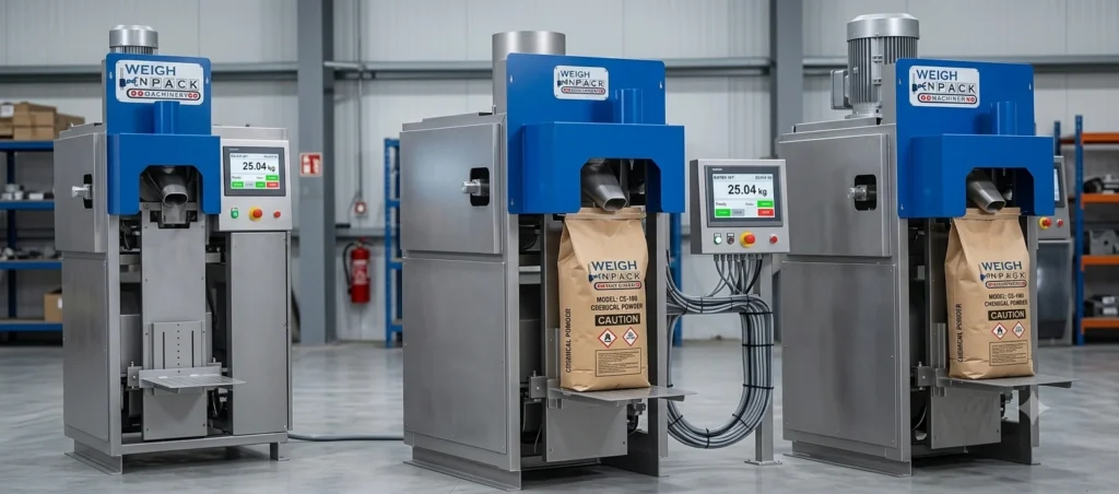 Chemical Powder Valve Bag Packing Machine