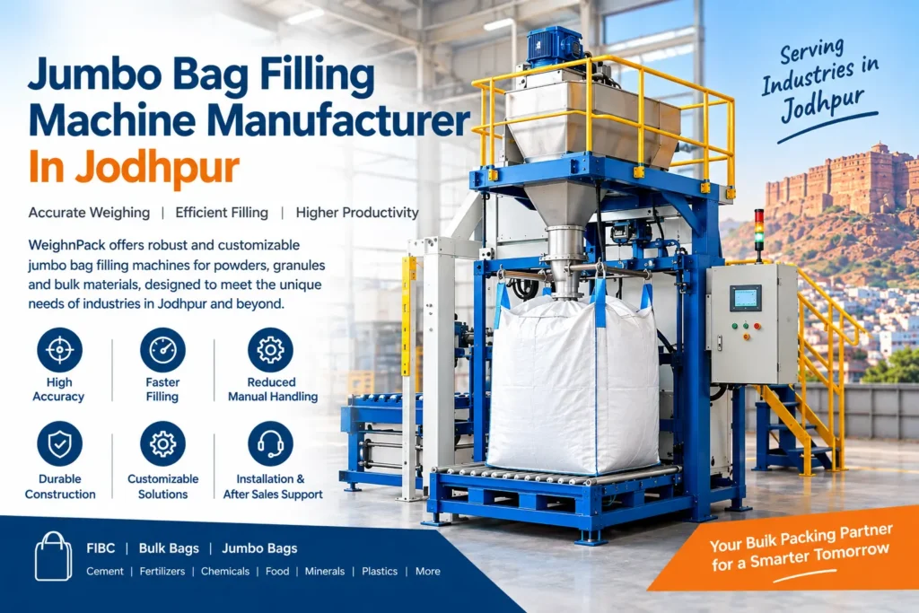 Jumbo Bag Filling Machine Manufacturer In Jodhpur