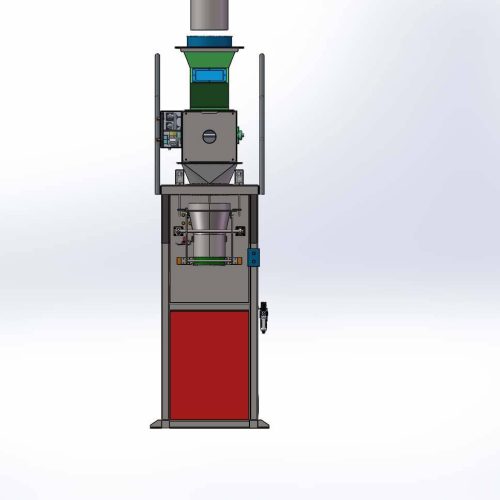 Automatic weigher for precise weight measurements in packaging.